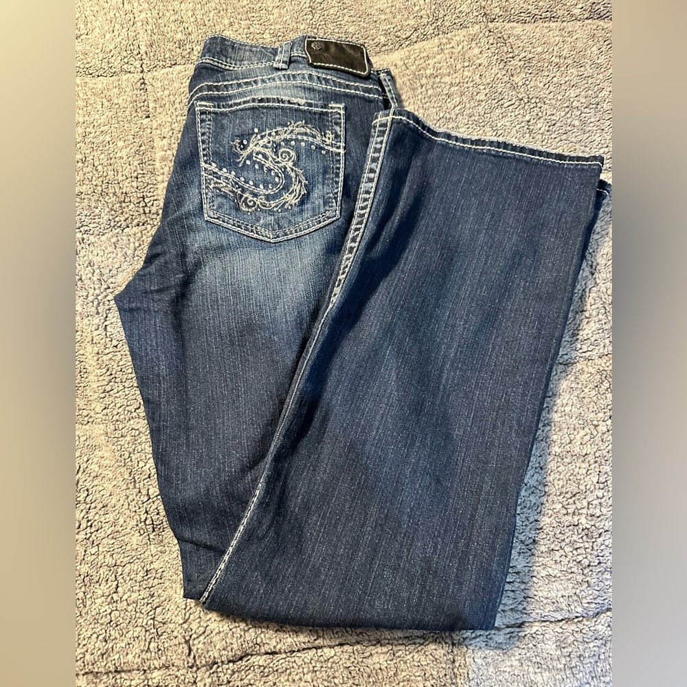 Silver Jeans, Suki Bootcut, size 34 x 34, medium wash, good condition